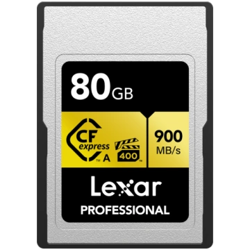 LEXAR CFEXPRESS PRO GOLD R900/W800 (VPG400) 80GB (
