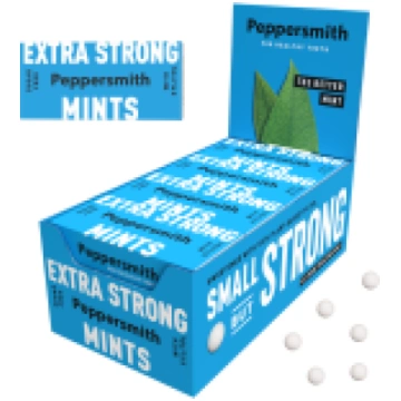 Peppersmith extra strong konfektes ar ksilitolu un