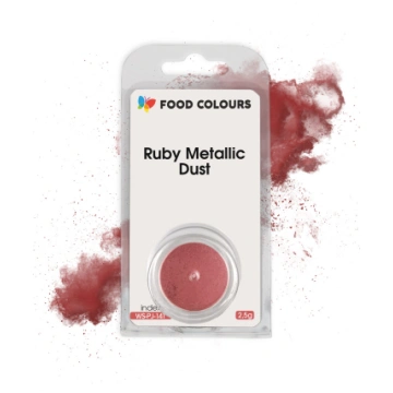 Pulverveida krāsviela Ruby Metallic Dust Rubīna 2.