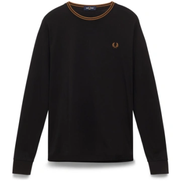 Fred Perry - Ls Twin Tipped T-Shirt - izmērs M
