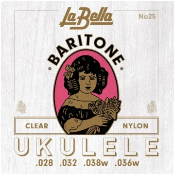 Baritona ukuleles stīgas La Bella L-25 LaBella