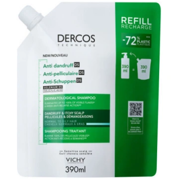 Vichy Dercos DS Refill šampūns pret blaugznām tauk