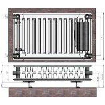 Radiators 22x300x500 sānu piesl. Termolux 9023005