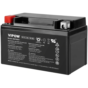Akumulators Motocikliem 12V 7Ah | Moto | CSB-127/B