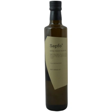 SAPFO Extra Virgin ORGANIC olīveļļa 500ml pudelē