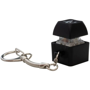 White Shark Keychain Promo Black Mechanical Switch
