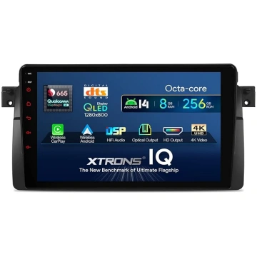 XTRONS Android 14 Auto radio BMW E46 M3 Rover 75, 