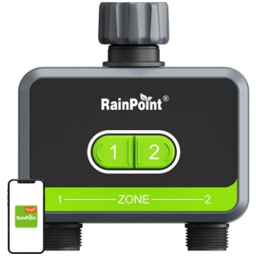 RainPoint 2-zone irrigation controller with app HT