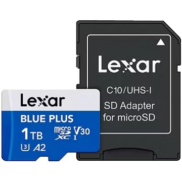 Lexar Blue Plus, microSDXC, 1TB (LMSBLPL001T-BNANG
