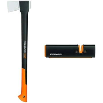 Fiskars šķelšanas cirvis, ar asmeni un transportēš