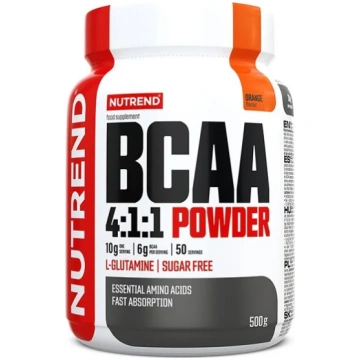 Nutrend BCAA 4:1:1 pulveris, apelsīnu - 500 grami