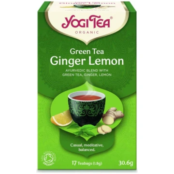 BIO Zaļā tēja ar ingveru, citronu / Green Tea Ging