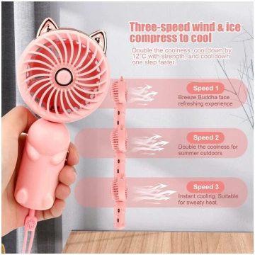 Saliekams mini USB ventilators Nav norādīts
