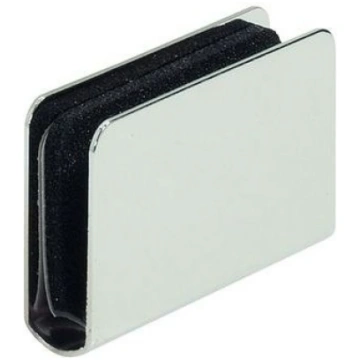 Stikla durvju rokturis 24,5 x 40 mm (hroms)