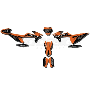 KTM GLITCH GRAPHICS KIT 4DDesign
