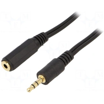 Cable | Jack 3.5mm 3pin socket,Jack 3.5mm 3pin plu