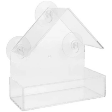 Vitapol Garden Fun Acrylic Bird Feeder With Suctio