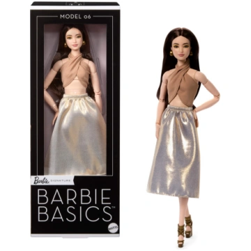 BARBIE Basics No06 lelle ar brūniem matiem, JJX25 