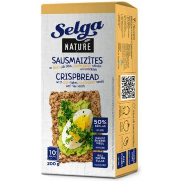 Sausmaizītes ar auzu pārslām, saulespuķu sēklām un
