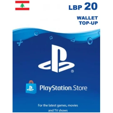 Libāna PSN 20 LBP Dāvanu Karte Sony