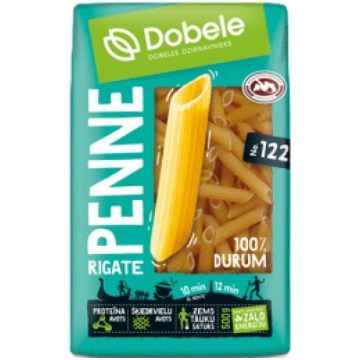 Makaroni DOBELE Penne Rigate 500g