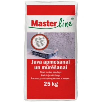 Java apmešanai un mūrēšanai Masterline 25 kg