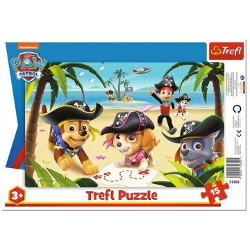 Puzle rāmī Paw Patrol Friends, 15 d. Trefl