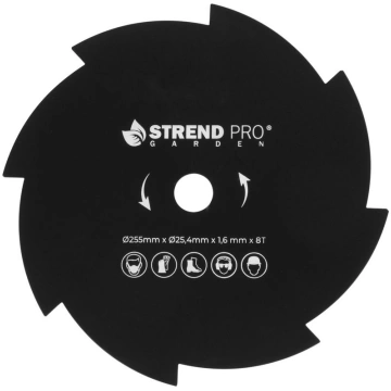 Trimmera griešanas disks TT-BC415/520, 8-zobu, 255