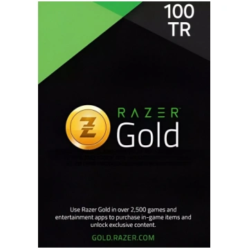 Razer Gold Turkey 100 TR Gift Card MISSING