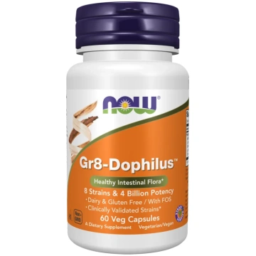 Gr8-Dophilus™, 60 dārzeņu kapsulas Now Foods