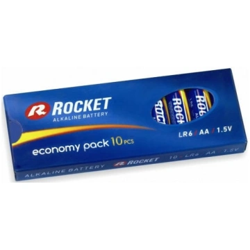 Baterijas Rocket Alkaline AA LR6, 10 gab