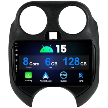 6GB RAM+128GB ROM Autoradio Android 15 Für Nissan 