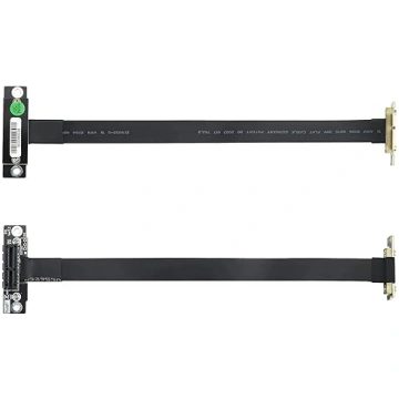 10Gtek [Pack of 2 PCI-e 3.0 Riser Cable, X1 to X1,