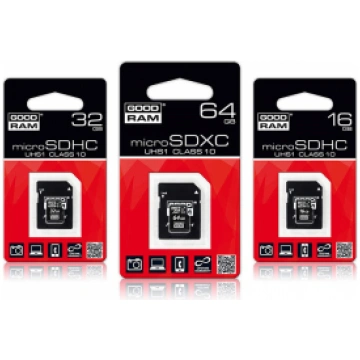 Atmiņas karte GOODRAM microSDXC 64GB class 10 UHS