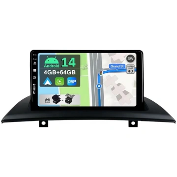 YUNTX [4GB+64GB] Android 14 auto radio BMW X3 E83 