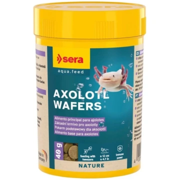 Sera Axolotl Wafers barība akso lotliem — pamata v