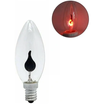 Spuldze Vintage Edison, sveču liesmas imitācija, d