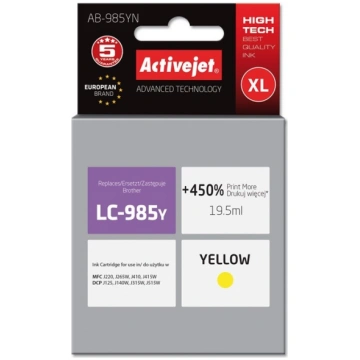 Activejet AB-985YN ink (replacement for Brother LC