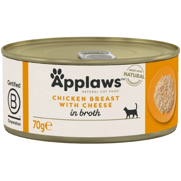 Applaws kaķu konservi, vistas krūtiņa/siers 70g /1