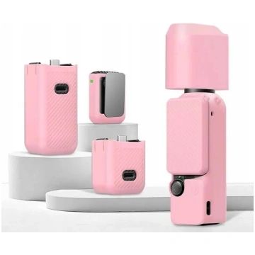 Aizsargvāciņš 6‑1 DJI Osmo Pocket 3 — Puluz, rozā,