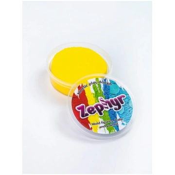 ZEPHYR kinētiskais zefīra plastilīns 150G (DZELTEN