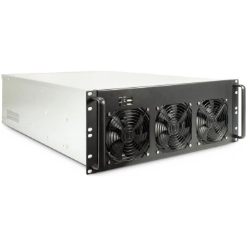 Servera korpuss Inter-Tech 4F28 Mining-Rack, melna