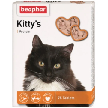 Beaphar Kitty"s +Protein (fish) 75 tab. - Vitamini