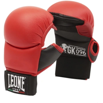LEONE - Guanti Karate Art GK096 - ROSSO / M