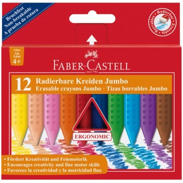 Vaska krītiņi Faber-Castell Jumbo Grip triangle, i