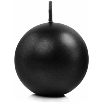 Lietots - Svece, melna (6 cm) PartyInbox