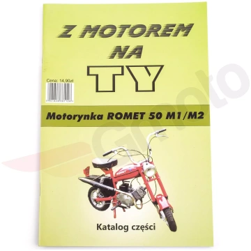 Romet Motociklu 50 M1 M2 detaļu katalogs - 80648
