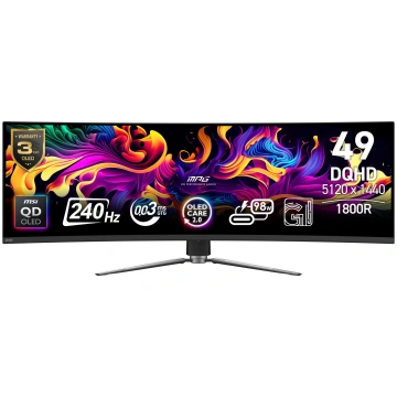 Monitor, MSI, 49 , 5120 x 1440 pixels, Dual QHD, N