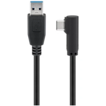 MicroConnect USB-C to USB3.0 A Cable 1m Black for 