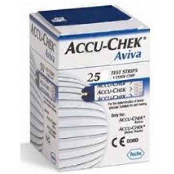 Accu-Chek Aviva 25 Strisce